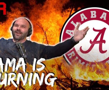 BAMA IS BURNING!!! | LSU Rejoices As Crimson Tide Crumbles!