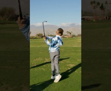 Future Pro With A Golf Swing & Putt Like This! #juniorgolf #golfswing #golfer    #golftechnique