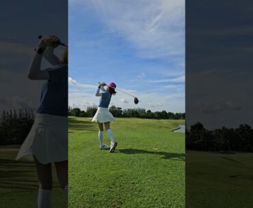 #golfgirl #golf #golfswing #ladygolfers #drivershot #taylormade