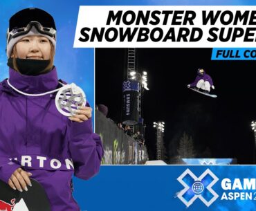 Monster Energy Women’s Snowboard SuperPipe: FULL COMPETITION | X Games Aspen 2024