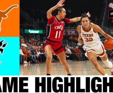 #10 Texas vs Cincinnati Highlights | NCAA Women's Basketball | 2024 College Basketball