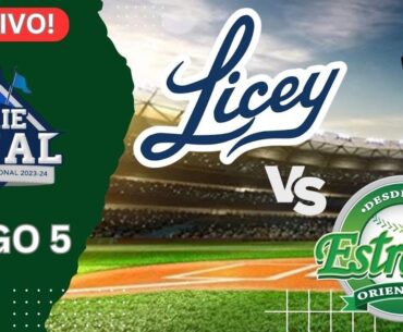 LICEY VS. ESTRELLAS - JUEGO 5 ((EN VIVO)) - SERIE FINAL LIDOM | #DesdeLasGradas