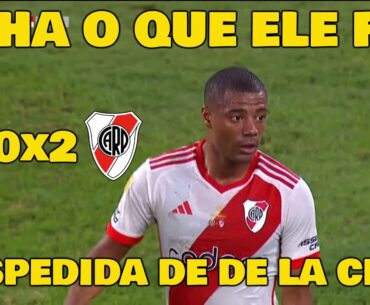 OLHA O QUE ELE FEZ: A DESPEDIDA DE NICOLÁS DE LA CRUZ DO RIVER PLATE "LANCES DO JOGO"