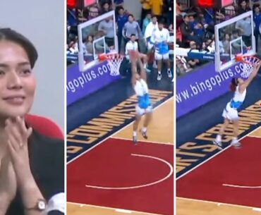 Ricci Rivero's GF was so Proud after Ricci Unreal Poster Dunk of 2024!!