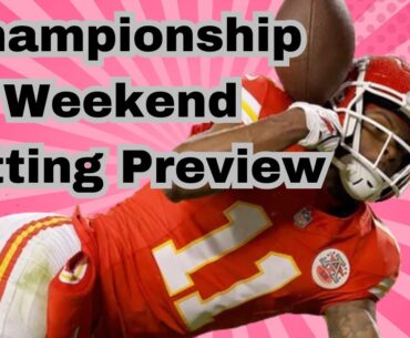 Championship Weekend.  Deep Dive's Best Bets for the Title Games