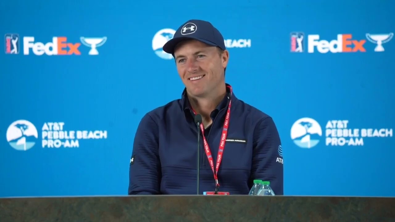 Jordan Spieth Wednesday Press Conference 2025 AT&T Pro Am Pebble Beach