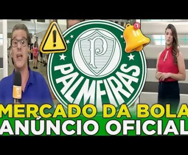 💥 É OFICIAL! GRANDE CONTRATAÇÃO! MERCADO DA BOLA! PALMEIRAS NOTÍCIAS! NOTÍCIAS DO PALMEIRAS