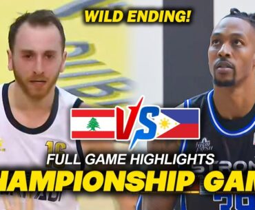 CHAMPIONSHIP GAME | Strong Group PH vs Al Riyadi Lebanon Full Game Highlights | What a GAME!