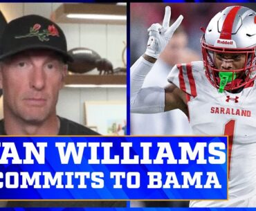Five-Star WR Ryan Williams recommits to Alabama | Joel Klatt Show