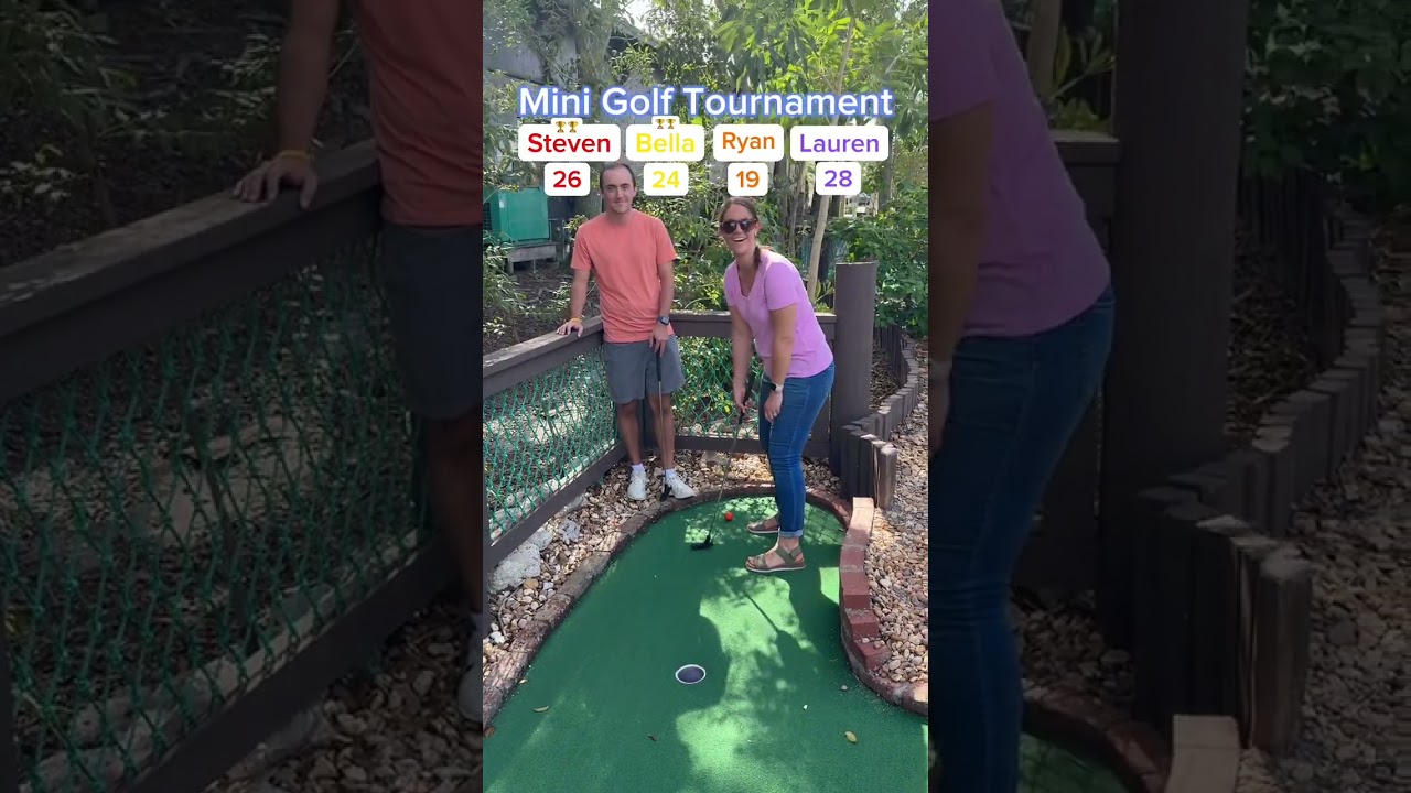 Insane Ending To This Mini Golf Tournament First Time Thats Happened Coral Cay Mini Golf 0505