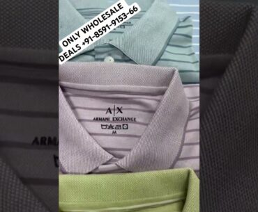 ARMANI EXCHANGE COLLAR TSHIRTS *ONLY WHOLESALE DEALS* TRUSTED SELLER *