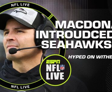 Mike Macdonald introduced as Seahawks head coach + READY to coach Devon Witherspoon | NFL Live
