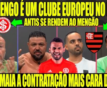OLHA ISSO! THIAGO MAIA A MAIOR CONTRATAÇÃO DA HISTÓRIA DO INTERNACIONAL! O Flamengo é um Europeu