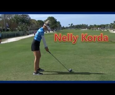 No.1 Beauty Golfer "Nelly Korda" Awesome Swing Motion & Slow Motion 2024