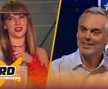Colin has no problem with Taylor Swift's presence for the NFL | NFL | THE HERD