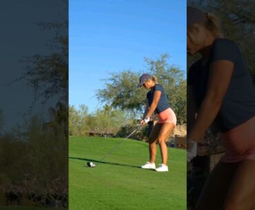 Hailey Ostrom #golf #golfswing #shorts