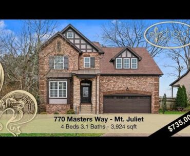 770 Masters Way, Mt Juliet TN 37122