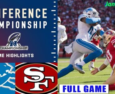 Detroit Lions vs San Francisco 49ers FULL GAME 01/28/2024 | NFC Championship | NFL Playoffs