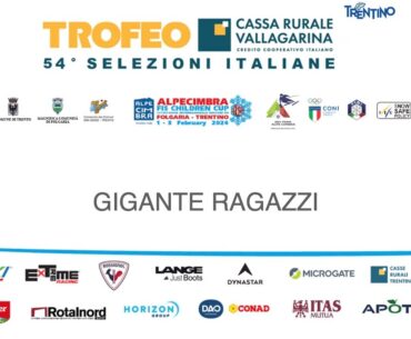 Gigante Ragazzi Selezioni Italiane ALPECIMBRA FIS CHILDREN CUP 2024 | SPORTCULTURA.TV