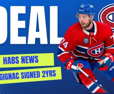 HABS MAKE A SPLASH: Canadiens Sign an Exciting New Player to the Team!