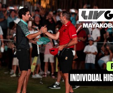 INDIVIDUAL HIGHLIGHTS: Niemann Tops Garcia In Epic Playoff | LIV Golf Mayakoba