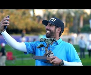 Matthieu Pavon celebrates Torrey victory