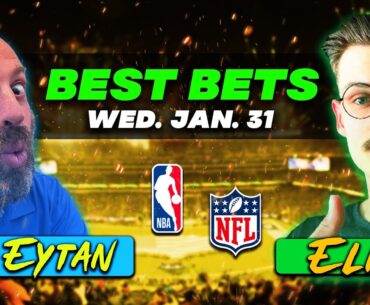 Best Bets for Today (1/31): NBA Picks & NFL Predictions