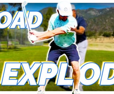 Golf Power Swing - Load and EXPLODE!