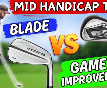 Are Blades BETTER?! Mid Handicap Test - Blade vs Game Improvement Irons