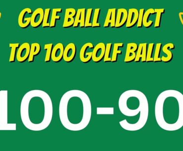 Top 100 Golf Balls Tested | 100-90