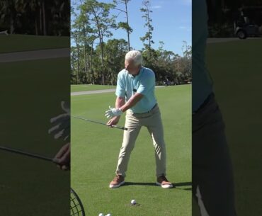 How the right arm should work in the golf swing