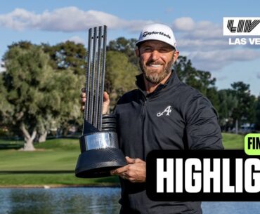 FULL HIGHLIGHTS: DJ Has Winning Hand; Smash GC Victorious | LIV Golf Las Vegas