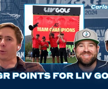 Should LIV golfers get World Ranking points? Carlos Ortiz weighs in