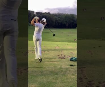 Power Hitter "Tommy Fleetwood" Awesome Swing Motion & Slow Motion 2024