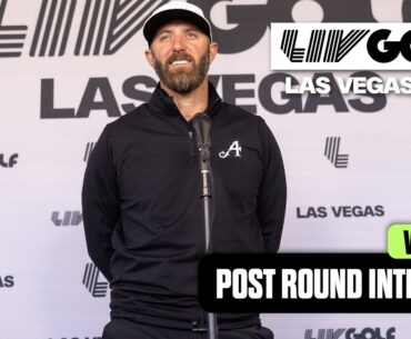 WINNER INTERVIEW: DJ Enjoying His Win With Family | LIV Golf Las Vegas