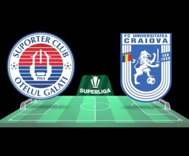 FC Oțelul Galați vs FC „U” Craiova 1948 - Superliga - 09.02.2024 - COMENTARIU LIVE