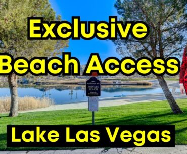 Touring Vita Bella in Lake Las Vegas - A Toll Brothers Townhome With Private Beach Access!