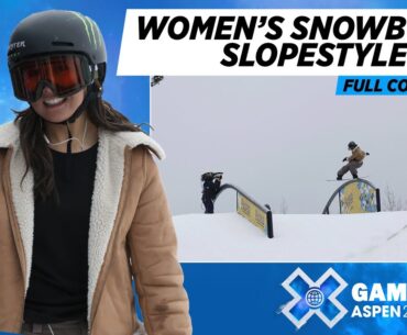 Women’s Snowboard Slopestyle: FULL COMPETITION | X Games Aspen 2024