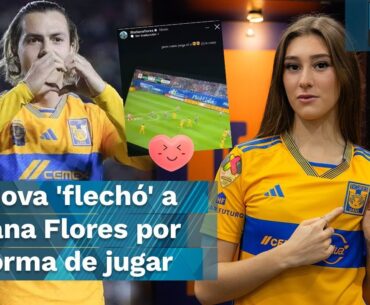 Sebastián Córdova 'flechó' a Tatiana Flores por su forma de jugar con Tigres: "Pero cómo juega"