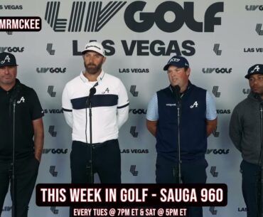 Patrick Reed discussed the opportunities for LIV being in Las Vegas the same week as Super Bowl