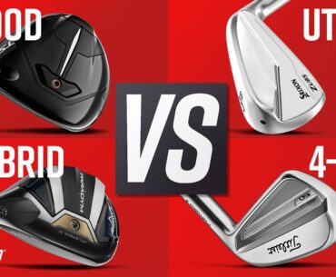 7-WOOD, UTILITY, HYBRID or IRON?? Long Game Club Comparison