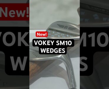 The @titleist #Vokey SM10 wedges for a low controlled flight, more spin, and better feel