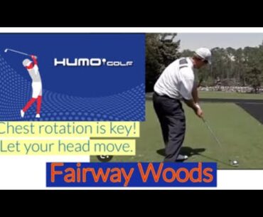 Swing down or up on Fairway Woods? Staying behind the ball is hurting your swing! Move through it!