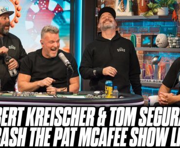 Bert Kreischer & Tom Segura Crash The Pat McAfee Show Live On Radio Row