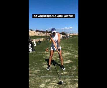 How To Maintain Consistent Arm Width In Golf Swing | PXG #shorts