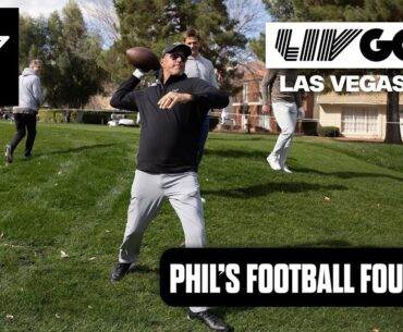 Phil's Football Foursome: Mickelson Takes on QB Challenge | LIV Golf Las Vegas