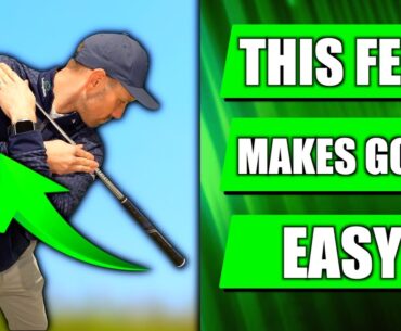 Moving your Right Shoulder like this makes golf EASY! (Golf Swing Tips)