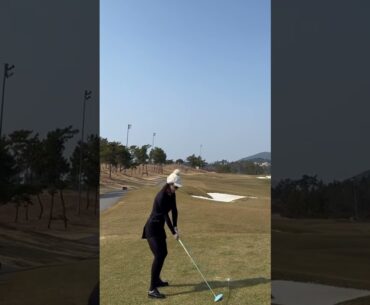 세이지우드 티샷! #golfgirl #골프 #golf #골프스윙 #golfskill #골린이 #golfswing