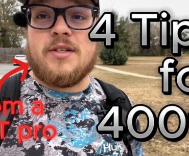 How I reached 400ft on my Backhand - Disc Golf tips