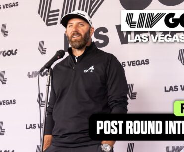 INTERVIEW: DJ being DJ "Still Just Gotta Go Play Golf" | LIV Golf Las Vegas